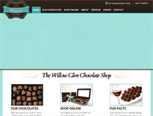 Tablet Screenshot of mariettechocolates.com